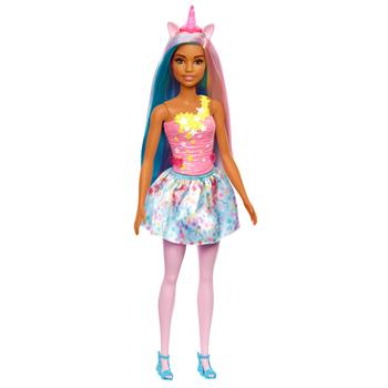 Barbie Dreamtopia, bambola dai capelli blu e rosa, il corpetto scintillante e una gonna rimovibile con stampa di nuvole  Barbie 2022 | Libraccio.it