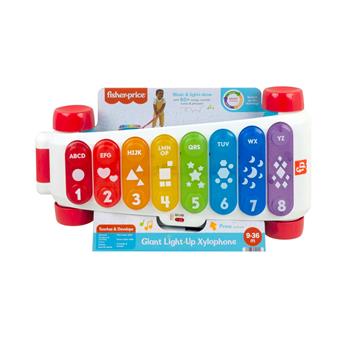 Fisher-Price Xilofono Gigante, edizione multilingue, giocattolo elettronico musicale trainabile  Fisher Price 2022 | Libraccio.it