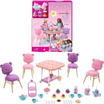 Barbie la mia prima barbie, set servizio da tè, playset con 18+ accessori e due gattini di peluche inclusi, 3+ anni  Barbie 2023 | Libraccio.it