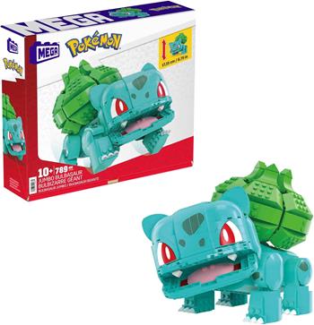 Pok&#233;mon Mega Construx Construction Set Jumbo Bulbasaur 17 Cm Mattel  MEGA 2023 | Libraccio.it