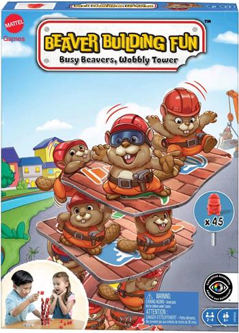 Castori costruttori. Gioco da tavolo  Mattel Games 2024 | Libraccio.it
