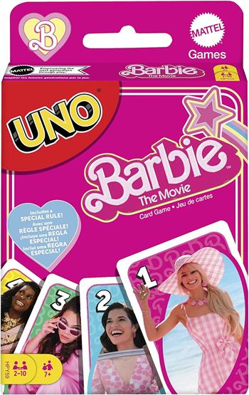 Uno barbie the movie – gioco di carte uno ispirato al film di barbie, per serate di gioco in famiglia e feste tra amici  Mattel 2023 | Libraccio.it