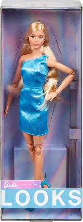 Barbie Signature Looks - Vestito Azzurro Capelli Biondi