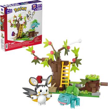 MEGA Pok&#233;mon Adventure Builder Bosco Incatato di Emulga e Bulbasaur  MEGA 2024 | Libraccio.it