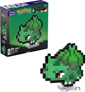 MEGA Pokémon Pixel Art Bulbasaur  MEGA 2024 | Libraccio.it