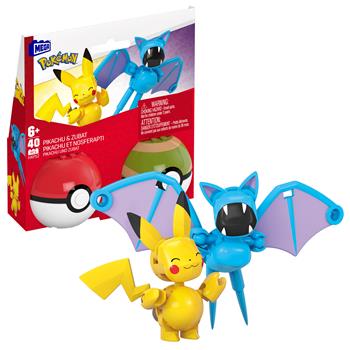 Pokemon - PIKACHU AND ZUBAT  MEGA 2024 | Libraccio.it