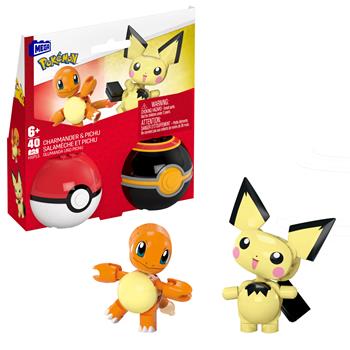 Pokemon - CHARMANDER N PICHU  MEGA 2024 | Libraccio.it