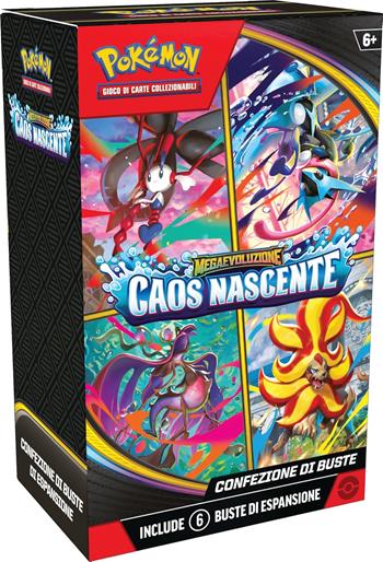 Pokemon - Bundle 6 bustine Caos Nascente  Pokemon Company 2026 | Libraccio.it