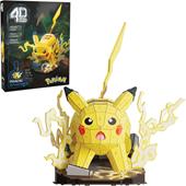 4D Build, Pokémon Pikachu, Kit di Modellismo 3D, Puzzle per Adulti, 201 pezzi, dai 12 Anni in su