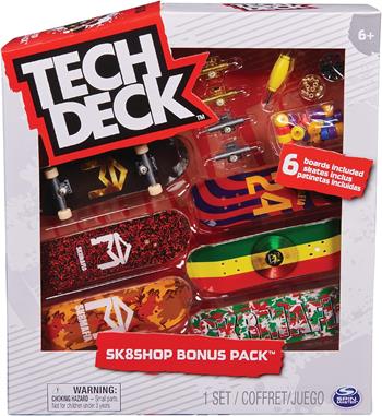 TECH DECK Bonus pack da 6 skate assortito  Spin Master 2023 | Libraccio.it