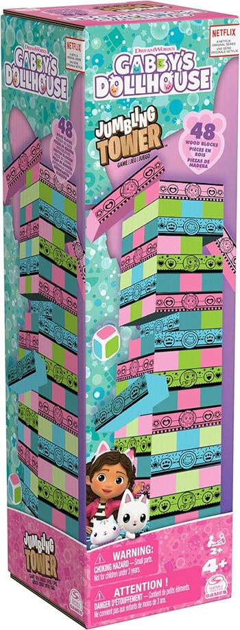 GABBY'S DOLLHOUSE Jumbling Torre in legno  Spin Master 2024 | Libraccio.it
