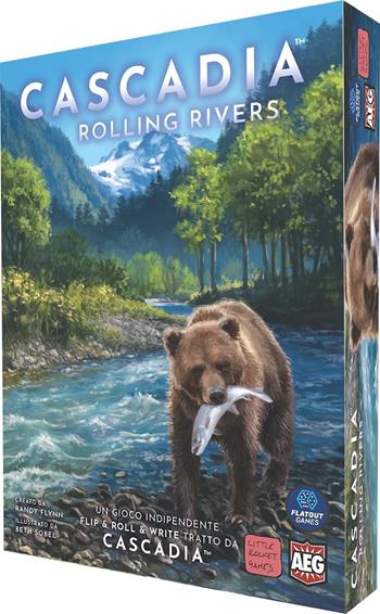 Cascadia Rolling Rivers. Gioco da tavolo  Little Rocket Games 2025 | Libraccio.it