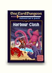 One card Dungeon Adventure Pack Harbour Clash Espansione. Gioco di carte