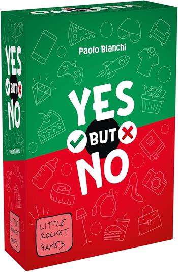 YES BUT NO Gioco di Societ&#224; per 2-8 Giocatori, Party Game in Italiano, Little Rocket Games  Little Rocket Games 2025 | Libraccio.it