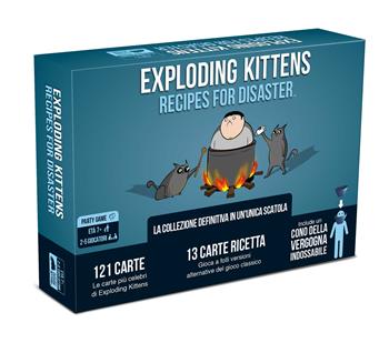 Exploding Kittens Recipes for Disaster. Esp. - ITA. Gioco da tavolo  Asmodee 2022 | Libraccio.it