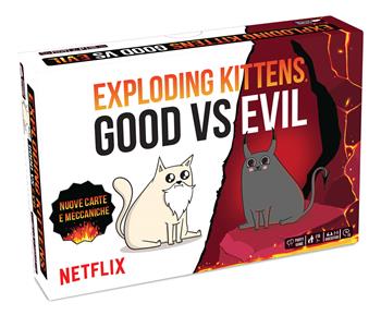 Exploding Kittens Good vs Evil. Base - ITA. Gioco da tavolo  Asmodee 2024 | Libraccio.it