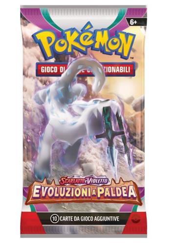 Pokemon - Bustina Singola in Esp. 36 "SV02 - Evoluzioni a Paldea"  Pokemon Company 2025 | Libraccio.it