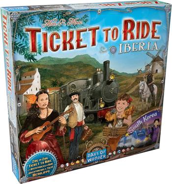 Ticket to Ride Iberia + South Korea. Gioco da tavolo  Asmodee 2024 | Libraccio.it