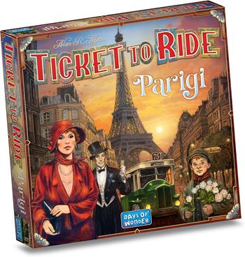 Asmodee, Ticket to Ride: Parigi, Gioco da Tavolo Base, 2-4 Giocatori, 8+ Anni, Edizione in Italiano  Asmodee 2024 | Libraccio.it