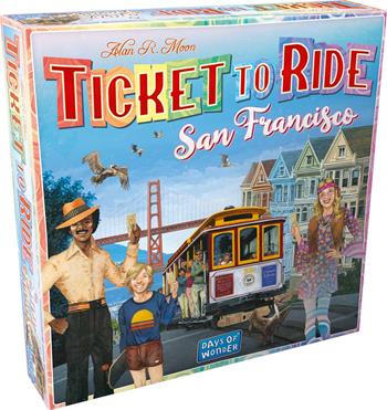 Ticket To Ride San Francisco. Base - ITA. Gioco da tavolo  Asmodee 2023 | Libraccio.it