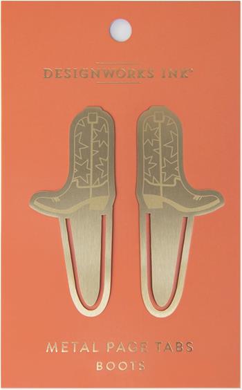 Linguette di pagina in metallo - Stivali  Designworks Ink 2024 | Libraccio.it
