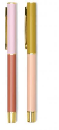 Penne a blocchi di colore - Palissandro e Rosa cipria (Set di 2)  Designworks Ink 2024 | Libraccio.it