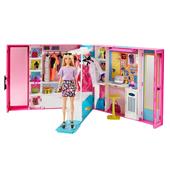 Barbie- L'armadio dei sogni con Bambola Bionda e pi&#249; di 25 Pezzi