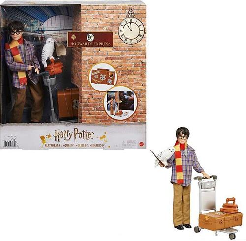 Harry Potter Harry Binario 9 3/4 , con Edvige Personaggio da collezione