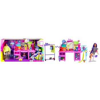 Barbie Extra bambola e playset con un cucciolo e oltre 45 accessori inclusi, per bambini 3+ anni. Mattel (GYJ70)  Barbie 2022 | Libraccio.it