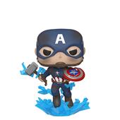 POP Marvel: Endgame- Capt A con Broken Shield & Mjolnir