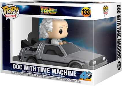 POP Rides DLX: BTTFS5Doc w/Time Machine