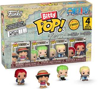Bitty POP One Piece- Luffy 4pk