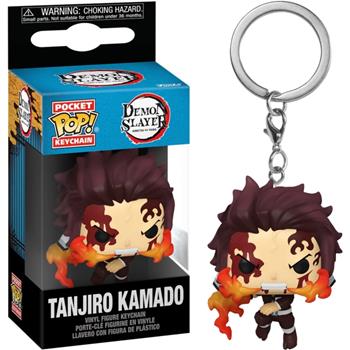 POP Keychain Demon Slayer - Tanjiro (Dancing Flash)  Funko 2025 | Libraccio.it