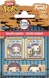 Funko Bitty POP: DS- Tanjiro & Nezuko 2pk