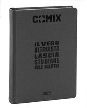 Diario Comix 2022-2023, 16 Mesi, Mini, Charcoal - 11 x 15,3 cm