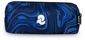 Square bustina astuccio Fantasy Invicta Pencil Bags Grs - Blu, turchese fantasia onde 21 x 8 x 5 cm