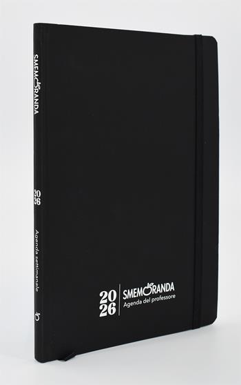 Agenda del professore settimanale 2026, Nero  Smemoranda 2025 | Libraccio.it