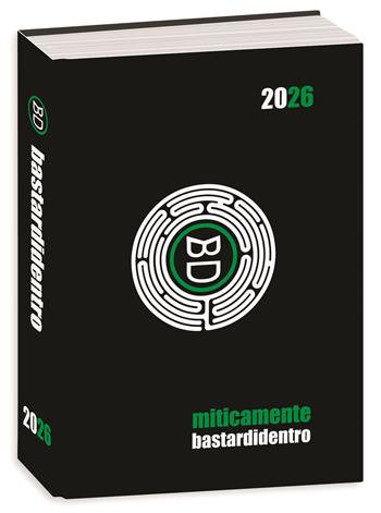 Diario Pocket 16 mesi 2025/26, Classic Bastardidentro Agenda Miticamente, 11,5 x 15,9 cm - Nero  Bastardidentro 2025 | Libraccio.it