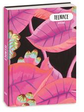 Diario 12 mesi 2025-26, R Teenace Diari, 13,6 x 18,3 cm - Foglie