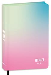 Diario 12 mesi 2025-26, R Special Pu Teenace Diari, 13,6 x 18,3 cm - Bianco, rosa