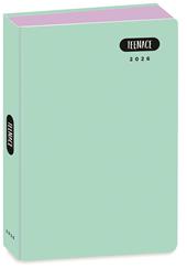 Diario 12 mesi 2025-26, R Pastello Teenace Diari, 13,6 x 189,3 cm - Verde