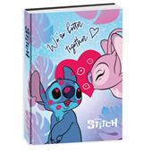 Diario Agenda 10 mesi 2025/26, Lilo & Stitch, 14,5 x 20,6 cm - Stitch & Angel con baci