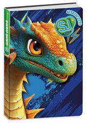 Diario Agenda 10 mesi 2025/26, Dat Sj Gang Cartotecnica Animali Boy, 13,6 x 18,3 x cm - drago verde