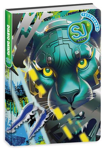 Diario Agenda 10 mesi 2025/26, Dat Sj Gang Cartotecnica Animali Boy, 13,6 x 18,3 x cm - pantera verde  Seven 2025 | Libraccio.it