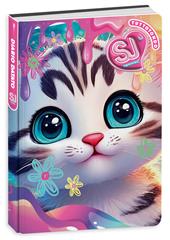 Diario Agenda 10 mesi 2025/26, Dat Sj Gang Cartotecnica Animali Girl, 13,6 x 18,3 x cm - gatto bianco, nero