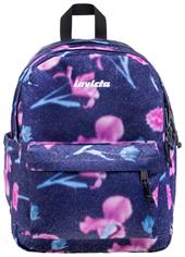 Zaino Invicta Lab Grs Invicta Linea Fantasy Shine, 30,5 x 39 x 21,5 cm - blu, viola, floreale