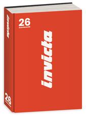 Diario datato 16 mesi 2025-26, R Invicta, 13,6 x 18,3 cm - rosso