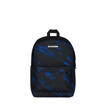 Zaino Carlson Fantasy Grs Invicta Backpack, 30 x 41,5 x 18 cm - nero, blu  Invicta 2025 | Libraccio.it