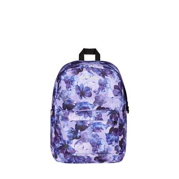Zaino Carlson Fantasy Grs Invicta Backpack, 30 x 41,5 x 18 cm - viola, fiori  Invicta 2025 | Libraccio.it