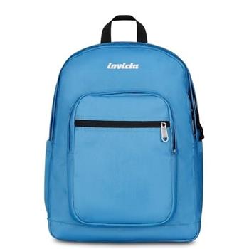 Zaino Jelek Plain Grs Invicta Backpack, Azzurro - 32 x 43 x 25 cm  Invicta 2025 | Libraccio.it